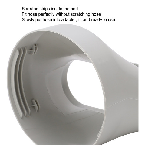 Conector De Tubo De Manguera De Escape Portátil Adaptador De