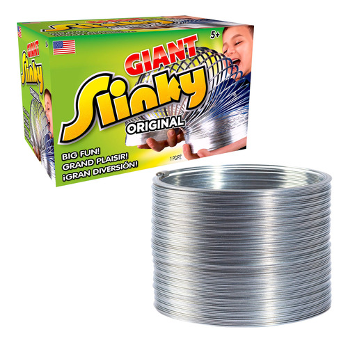 Just Play - Slinky Original Gigante, Resorte Que Camina De .