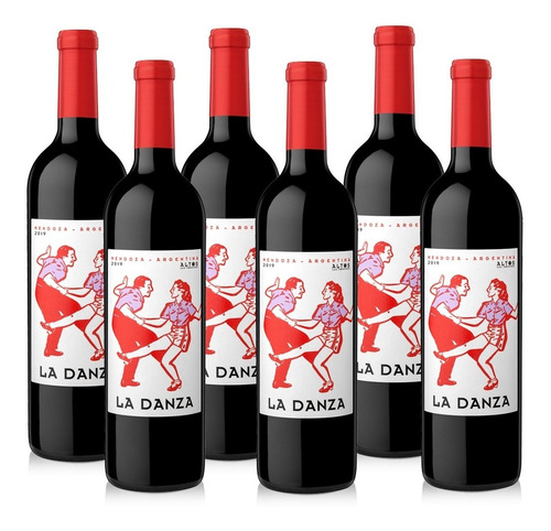 Imagen 1 de 3 de Vino Altos Las Hormigas La Danza Blend - Caja 6 X 750ml