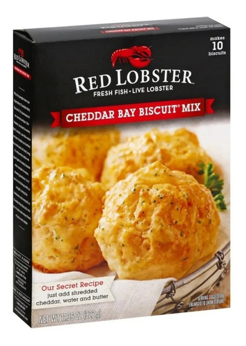 Red Lobster Mezcla Para Preparar Bisquets Con Queso 322g