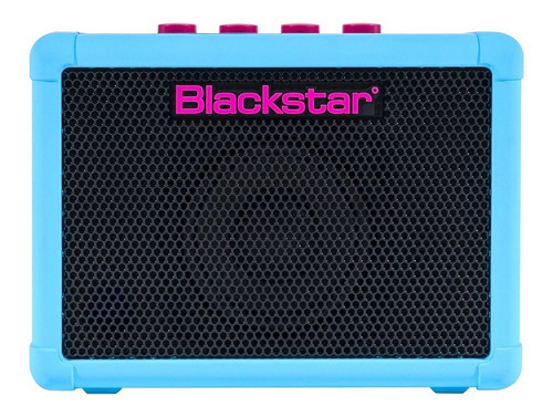 Blackstar Fly 3 Bass Neon Dnb Combo Mini Para Bajo 3 Watts Color Azul