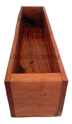 Imagen 4 de 6 de Macetero Jardinera Huerta De Madera De Quebracho