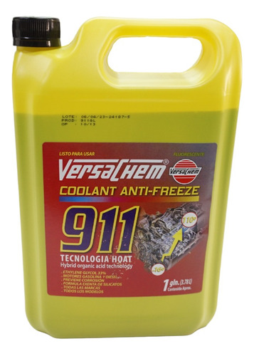 Coolant Anti-freeze Versachem 911 - Bidon 3.78 Lt