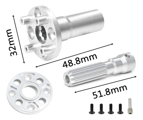 Eje De Transmisión De Aleación De Aluminio Rc Car Con Kit De