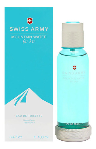 Perfume Swiss Army Mountain Water Victorinox 100ml. Dama