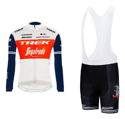 Uniforme Ciclismo Maga Larga Trek Badana Gel 9d Bicicleta