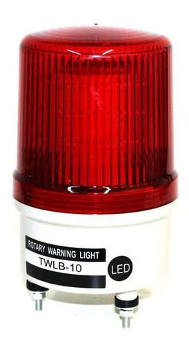 Baliza Emergencia Rotativo Led+buzzer-24v Color Rojo