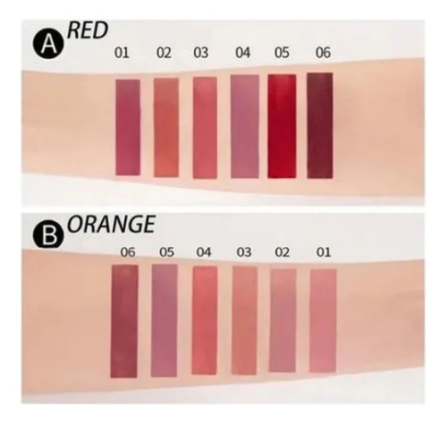Brillo De Labios Mate De Larga Duración Handaiyan, 12 Colore