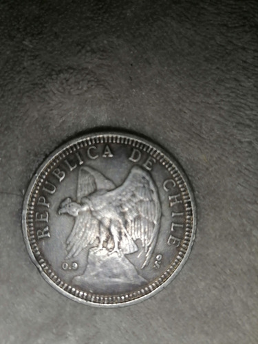 Moneda De Plata 1927. 5 Pesos