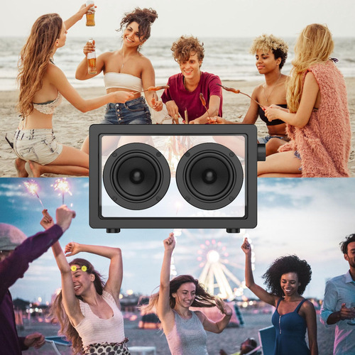 Altavoz Bluetooth Jayine Cassette Portátil 16w Negro