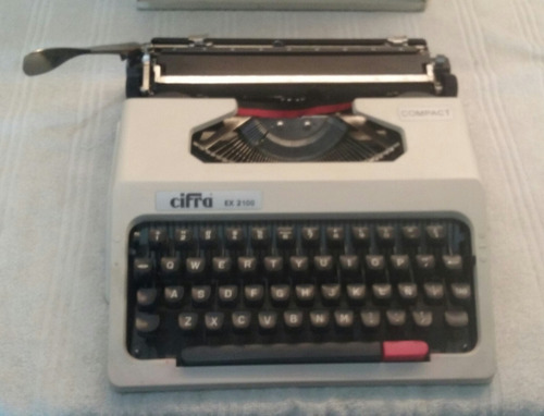 Maquina De Escribir Cifra Ex 2100 Antigua Funciona
