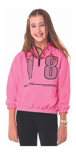 Roupa De Inverno Juvenil Moletom Frio Infantil Menina Blusa