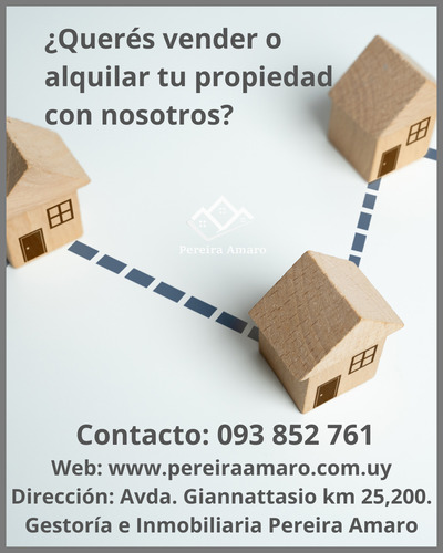 Venta Casa 2 Dormitorios Montevideo