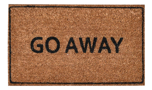 Ninamar Tapete De Puerta Go Away Natural Coir  29.5 X 17.5 P