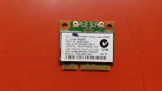 Atheros AR5B97 DNXA-97 300 Mbps 802.11 B/g/n medio PCI-E tarjeta Wifi Inalámbrica Mimo 