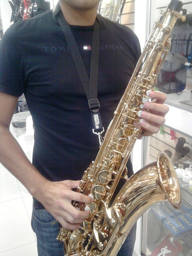 Imagen 10 de 10 de Correa Saxofón Ozone Cuello - Gancho Plastico R.n. Colores