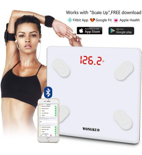 Imagen 3 de 4 de Bascula De Peso Corporal Bluetooth 396 Lb