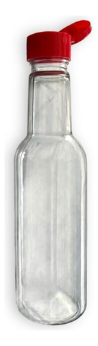 Botella Salsera Pet 180 Ml Tapa Fliptop Pack 300
