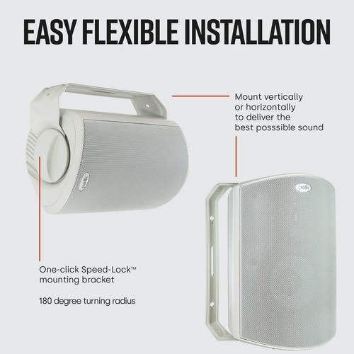 Polk Audio Atrium 5 Parlantes Para Exteriores Con Graves Pot