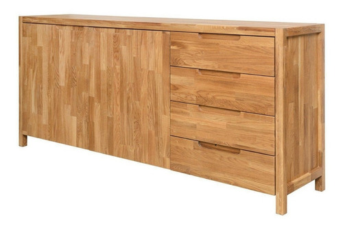 Imagen 3 de 4 de Mueble Aparador 100% Madera Maciza Roble Ref: Maciza63