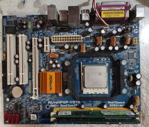 Board Asrock Alivenf6p-vsta + Procesador