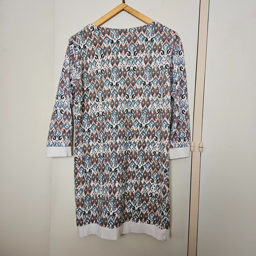 Vestido Benito Algodón Talle 44 Con Manga (Usado)