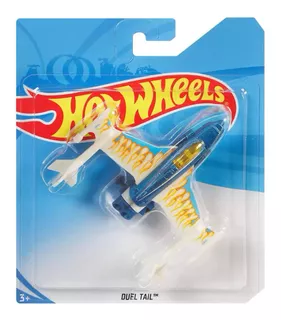 Hot Wheels Aviões Sky Busters Duel Tail Gbf05