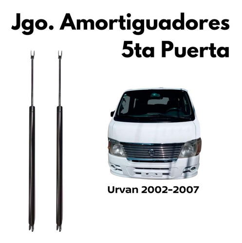 2 Amortiguadores Cajuela Urvan 2005