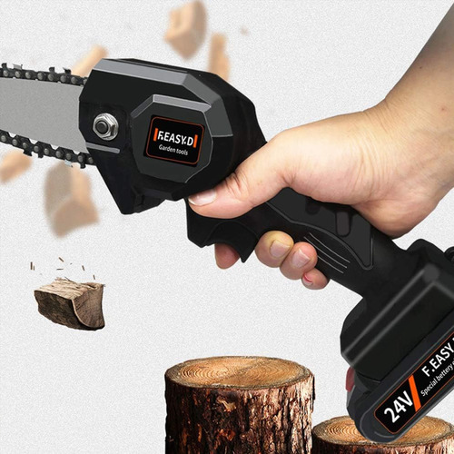 Minisierra Con Batería Recargable De Herramientas Electricas Negro