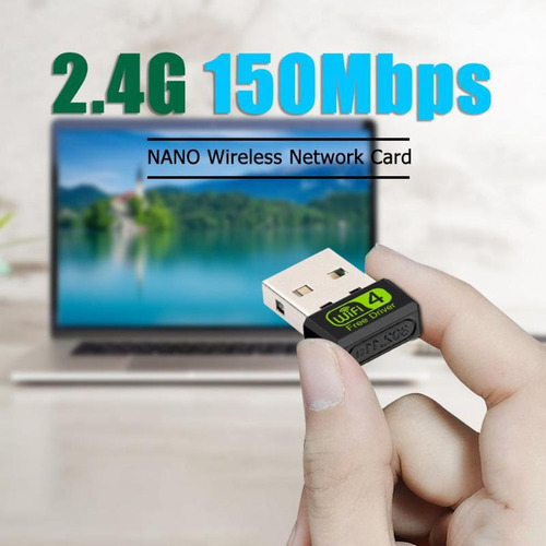 Adaptador Wifi 150mbps Usb Pc Laptop - Incluye Driver (e003)