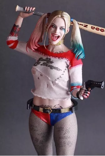 Boneca Arlequina Harley Quinn 30cm.