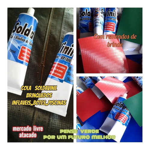 Cola Para Caiaque Inflavél Soldavinil Bisnaga 300ml+brinde