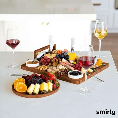 Smirly Set De Tablas De Embutidos - Set De Tabla De Quesos D