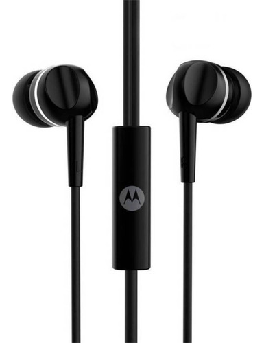 Audifono Motorola Earbuds 105 Negro Manos Libres 