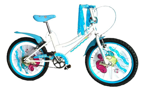 Bicicleta Infantil Gossa R16 Nice Girl Color Azul