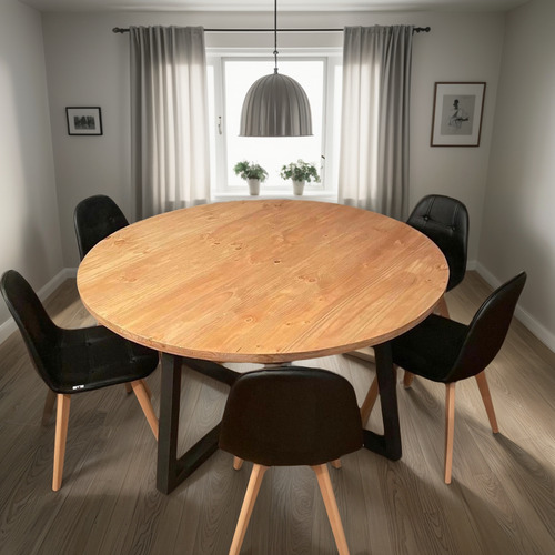 Mesa Comedor Redonda Modelo Anelisse 1.2 Mts