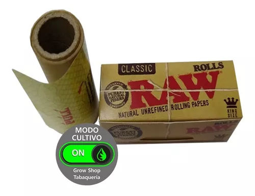 Rollo Seda Papel Raw Classic X 3 Mts. De Largo