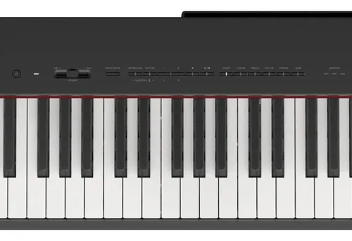 Piano Digital Yamaha 88 Teclas P225 P-225 Com Fonte Preto