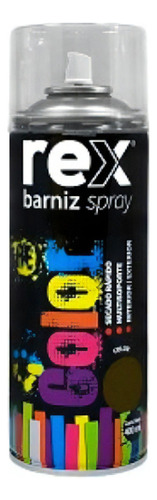 Barniz Aerosol Secado Rápido P/int. Ext Color Nogal X 6 Unis