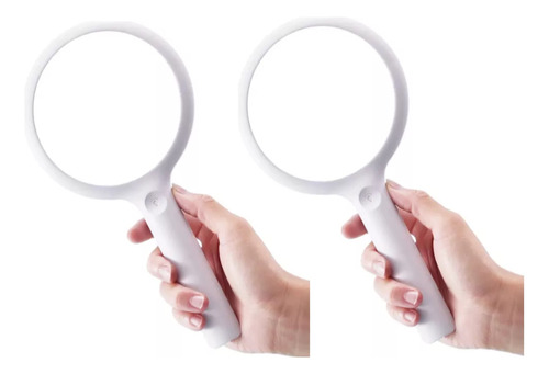 Lupa De Mano Con 2 Lentes De Aumento Led Profesionales De 30