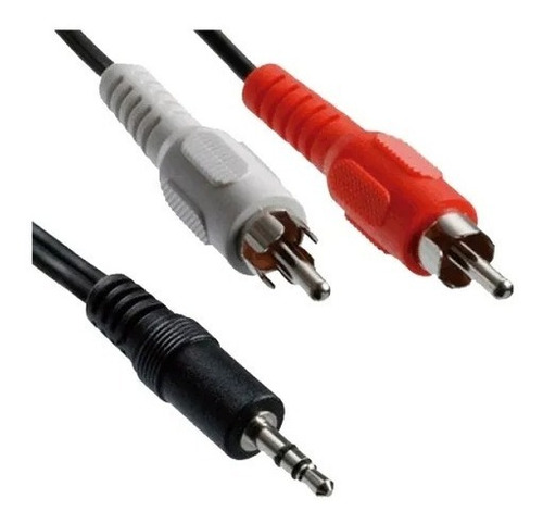 Cable Audio Plug 3.5 Mm Stereo A 2 Rca 1.8 Metros Noganet