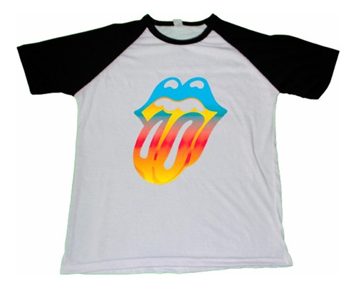 Remera Rolling Stones Lengua Color