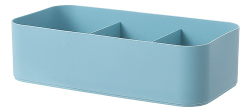 Miniso Caja De Almacenamiento Plástico Azul 26.9x14.3x7.3 Cm