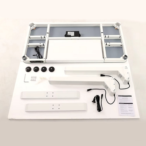 Escritorio Electectrica Altura Ajustable Con Tablero Cristal