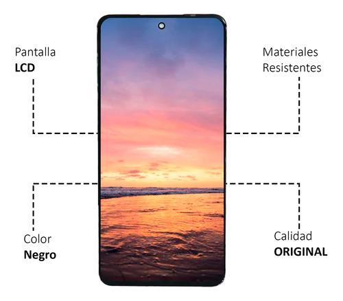 Pantalla Display Compatible Oppo A40 A60 A80 Realme C65