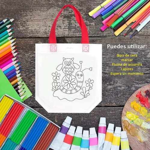 Pack De 20 Bolsas Pintar+24pcspluma De Acuarela Cumpleaños