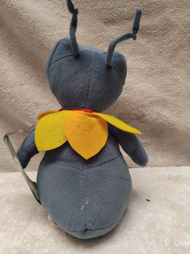 Peluche Hormiga Biggle Bugs Disney Brinca Y Tiene Sonido Gris Oscuro (Usado)