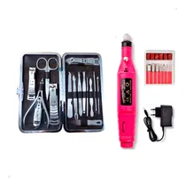 Comprar Set Manicura 15 Pzas Y Pulidor De Uñas Eléctrico