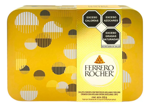 Chocolates Ferrero Rocher Caja De Aluminio.