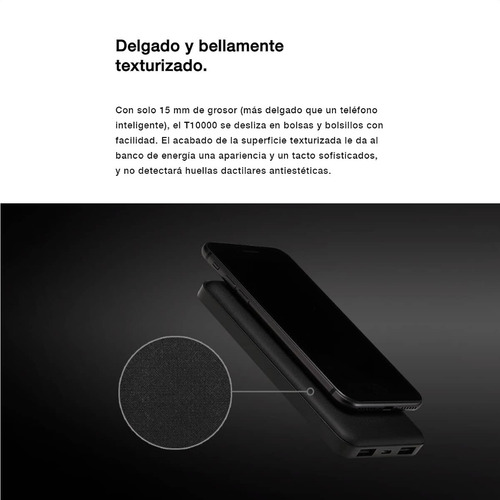 Imagen 4 de 10 de Cargador Portátil Power Bank 10000mah / Compacto Y Delgado